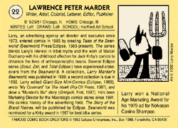 [short Larry Marder bio]