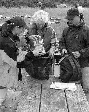 Vipassana, Sue, John, and Tea