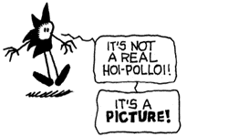 [It's not a real Hoi-polloi, it's a picture]