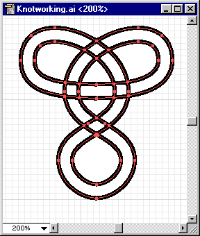 [Knot with colors reversed]