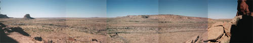 [Chaco Canyon panorama]