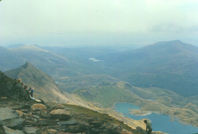 From Yr Wyddfa, Mt. Snowden